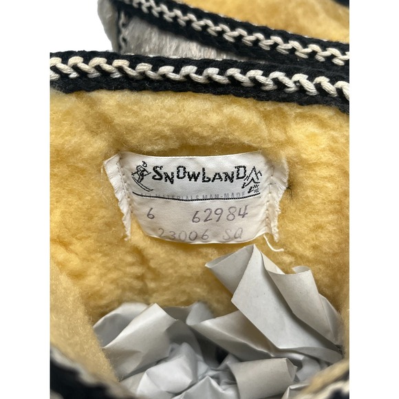 Snowland Women's Vintage Faux Fur Snow Ankle Boots Zip Size 6 Excellent BROWN - Picture 7 of 7